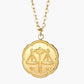 Zodiac Sign Necklace - Gold