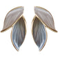 Graceful Hand-Painted Enamel Earrings "Lucky Wings" for an Exquisite Touch of Luxury