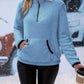 Cozy Fleece Zip-Up Sweater – Light Warmth for Cold Days