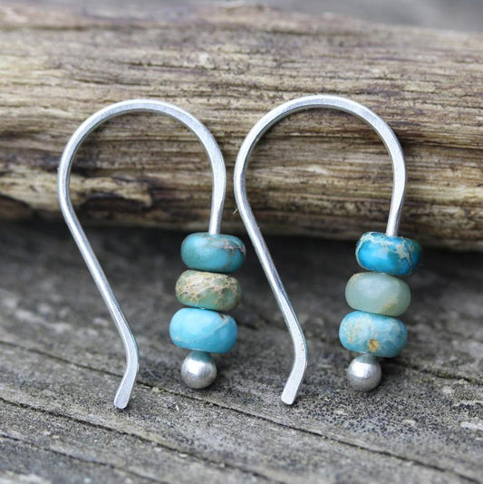 Elegant Turquoise Pearl Earrings