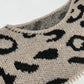 Stylish Leopard Print Sweater – Expression of Bold Confidence and Elegant Style