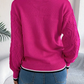 Elegant structured sweater – expressive style for confident looks