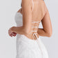 Lace Jacquard Tie-wrap Backless Maxi Dresses