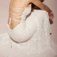 Lace Jacquard Tie-wrap Backless Maxi Dresses