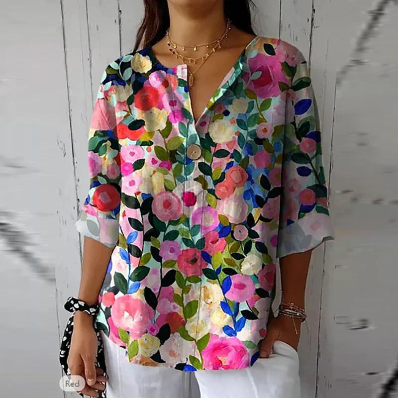 Heleina | Floral Summer Blouse