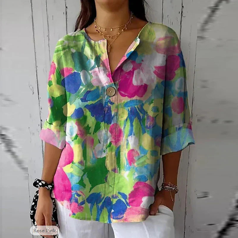 Heleina | Floral Summer Blouse