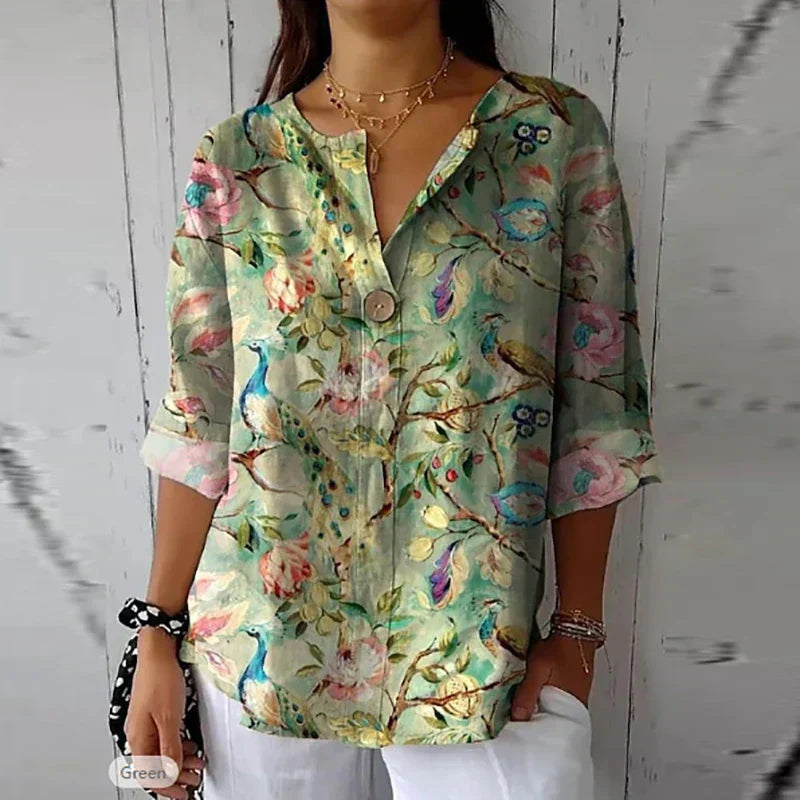 Heleina | Floral Summer Blouse
