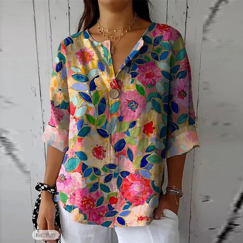 Heleina | Floral Summer Blouse