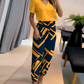 SOFIA - Trendy set with blouse and trousers