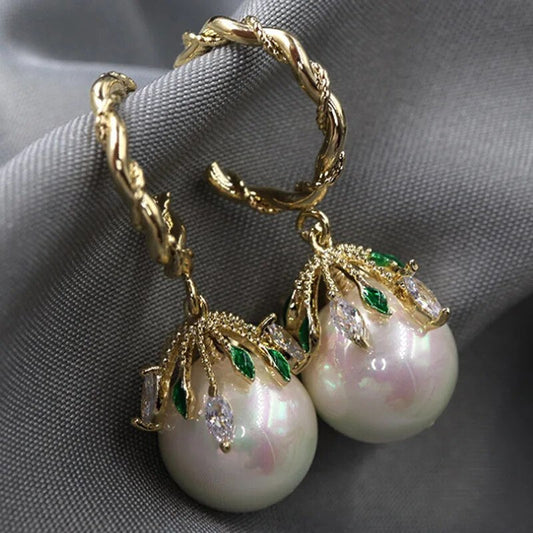 Elegant Malia Pearl Earrings for Radiant Shine