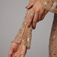 Glamorous Beaded Long-Sleeve Gown for Special Events