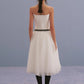 Tulle Tea-Length Dress