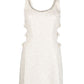 Sequined Mini Dress with Bow Details