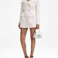 Off-the-Shoulder Tweed Blazer Dress