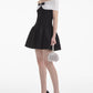 Bow Off-the-shoulder Mini Dress