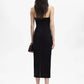 Temperament Elegant Velvet Sheath Dress