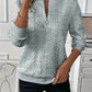 Stylish zip-up pullover – comfortable and elegant for any occasion