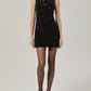 Beaded Cocktail Dress with Crystal Detailing