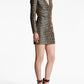 Printed Jacquard Suit Dress