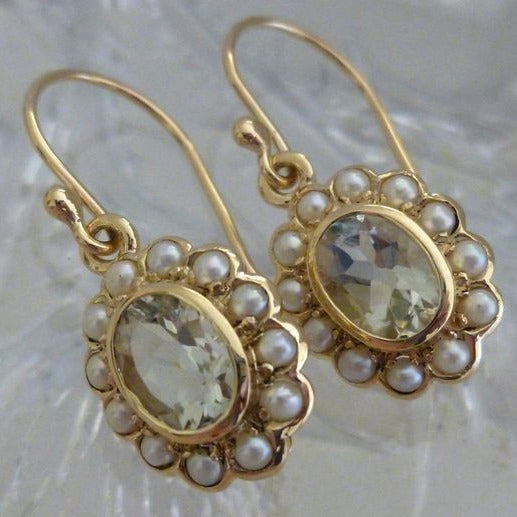 Chic Bohemian Earrings Adorned with Dazzling Pearls and Crystals