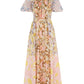 Sophisticated Floral Maxi Dress Elegance