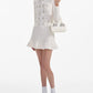 Tweed Mini Dress with Embellished Buttons