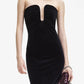 Temperament Elegant Velvet Sheath Dress