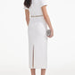 Beaded Cut-Out Midi Dress