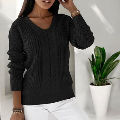 V-Neck Sweater – Elegant Sophistication Meets Comfortable Style