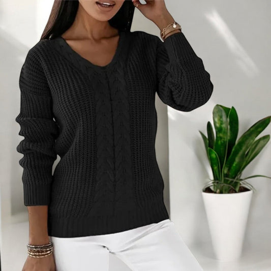 V-Neck Sweater – Elegant Sophistication Meets Comfortable Style