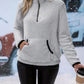 Cozy Fleece Zip-Up Sweater – Light Warmth for Cold Days