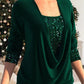 Adorina - Glitter Sequin Top