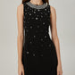 Beaded Cocktail Dress with Crystal Detailing
