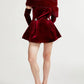 Gorgeous Vintage Velvet Mini Dress