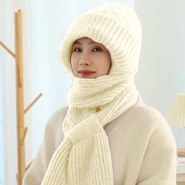 Abelina - Integrated Ear Protection Windproof Cap Scarf
