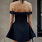 Off-the-Shoulder Flounce Mini Dress