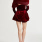 Gorgeous Vintage Velvet Mini Dress
