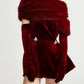 Gorgeous Vintage Velvet Mini Dress