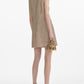 Tweed Shift Dress with Chain Detailing