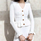 Ruffle Hem Knit Dress