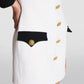 Button Mini Blazer Dress
