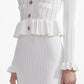 Ruffle Hem Knit Dress