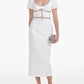 Beaded Cut-Out Midi Dress