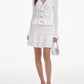 Button-Down Knit Ruffle Cardigan Dress