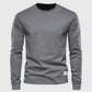 Crew neck Long Sleeve Cotton T-Shirt