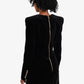 Slim Fit Velvet Suit Dress