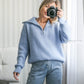 Stylish Zip Collar Sweater – Ultimate Comfort and Timeless Elegance