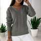 V-Neck Sweater – Elegant Sophistication Meets Comfortable Style