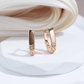 Chic & Sophisticated Golden Half Hoop Earrings