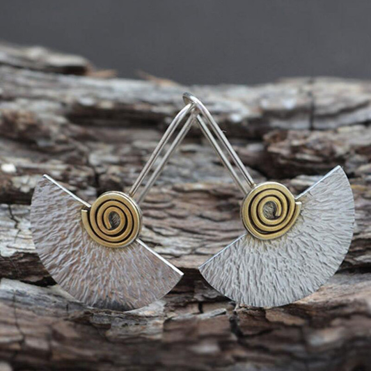 Elegant Bohemian Silver Emperor Earrings